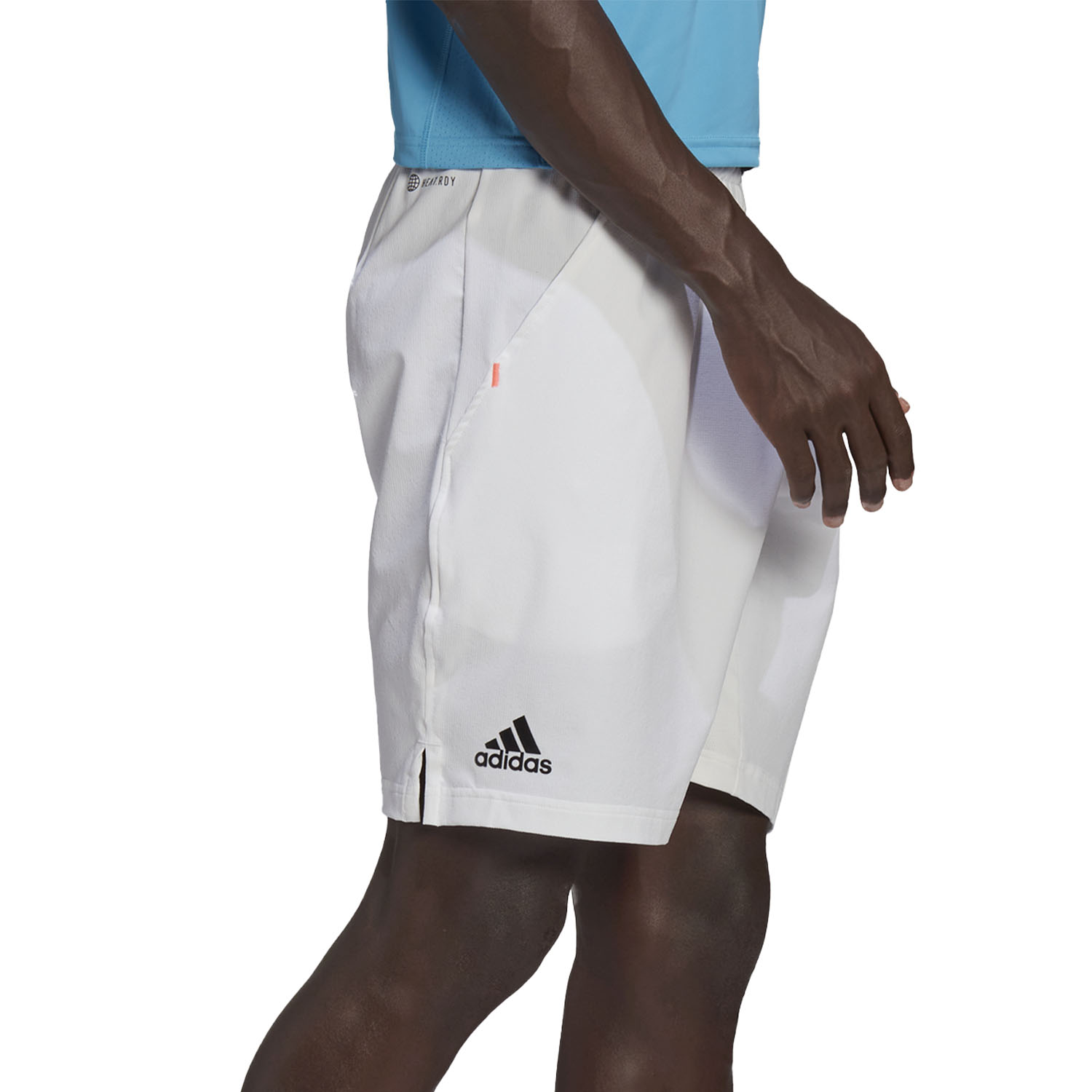 adidas Ergo Logo 7in Shorts de Tenis Hombre White