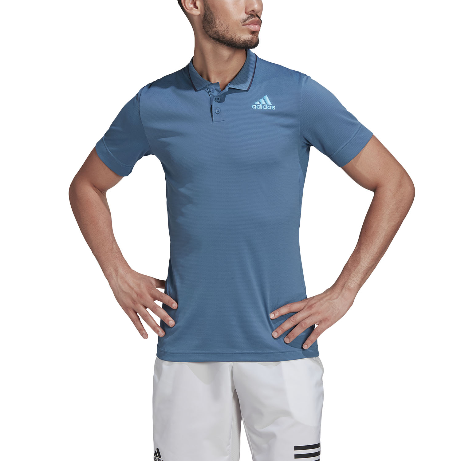 Yogur salado Mira adidas Freelift Court Polo de Tenis Hombre - Altered Blue