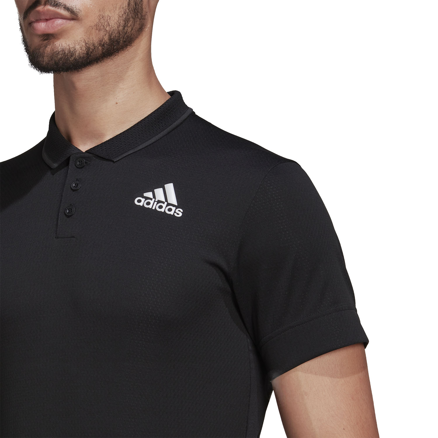 adidas Freelift Court Polo - Black