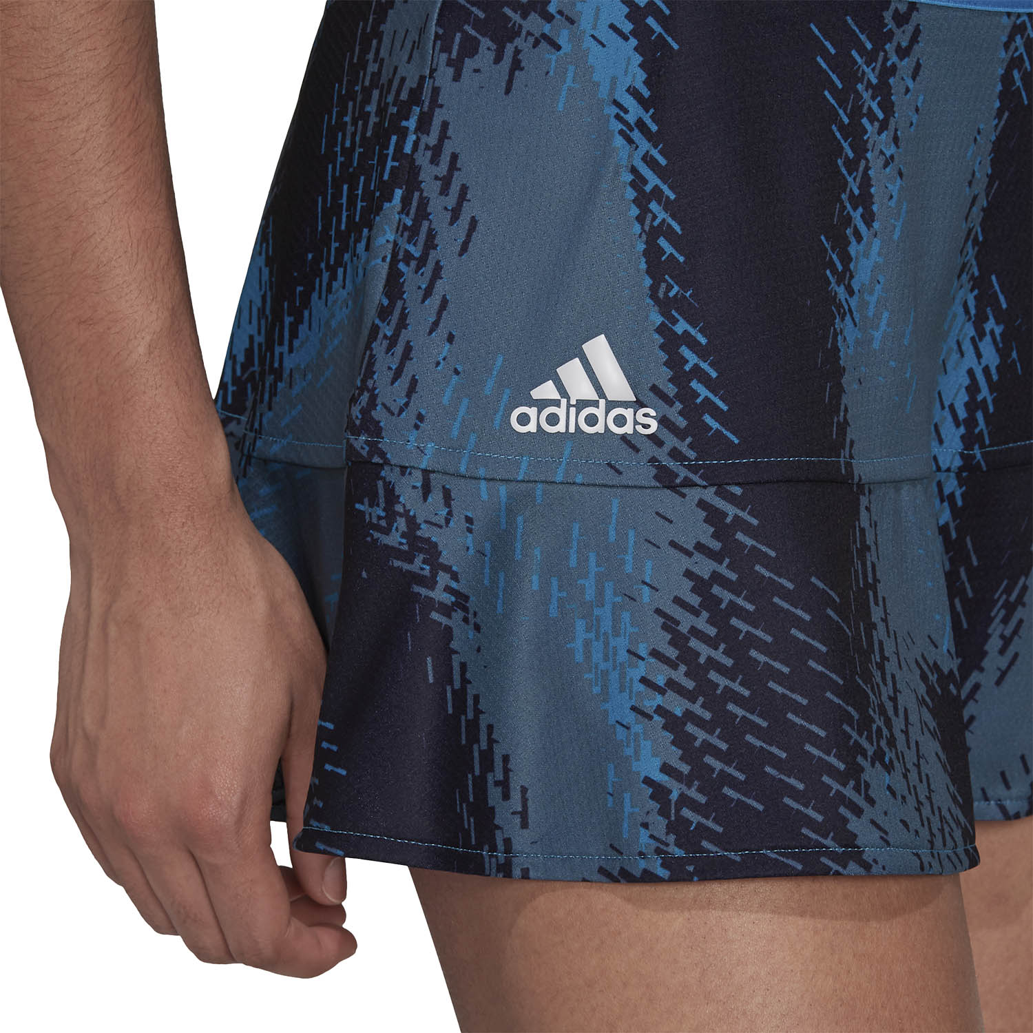 adidas Printed Match Women's Tennis Skirt - Sonic Aqua
