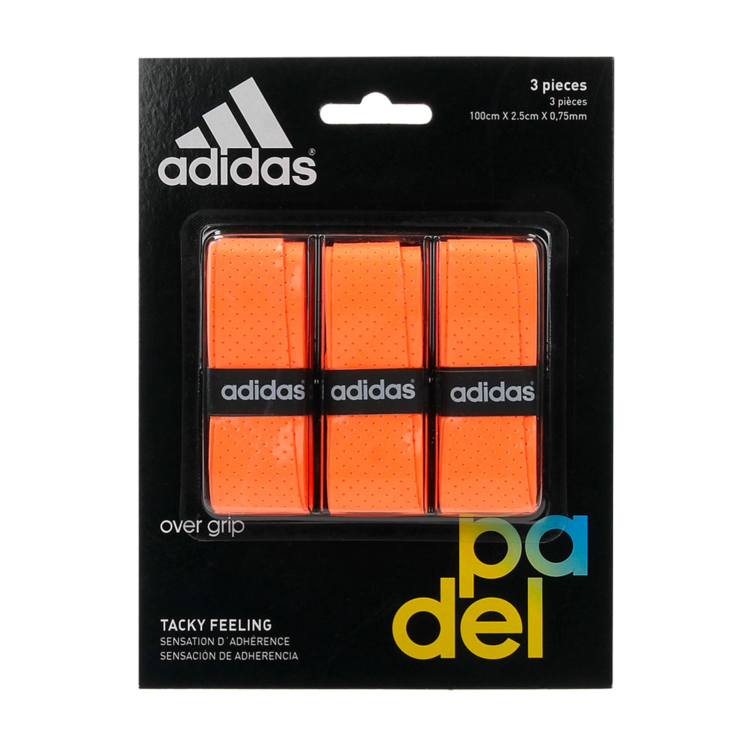 adidas Tacky Feeling x 3 Padel Overgrip - Orange