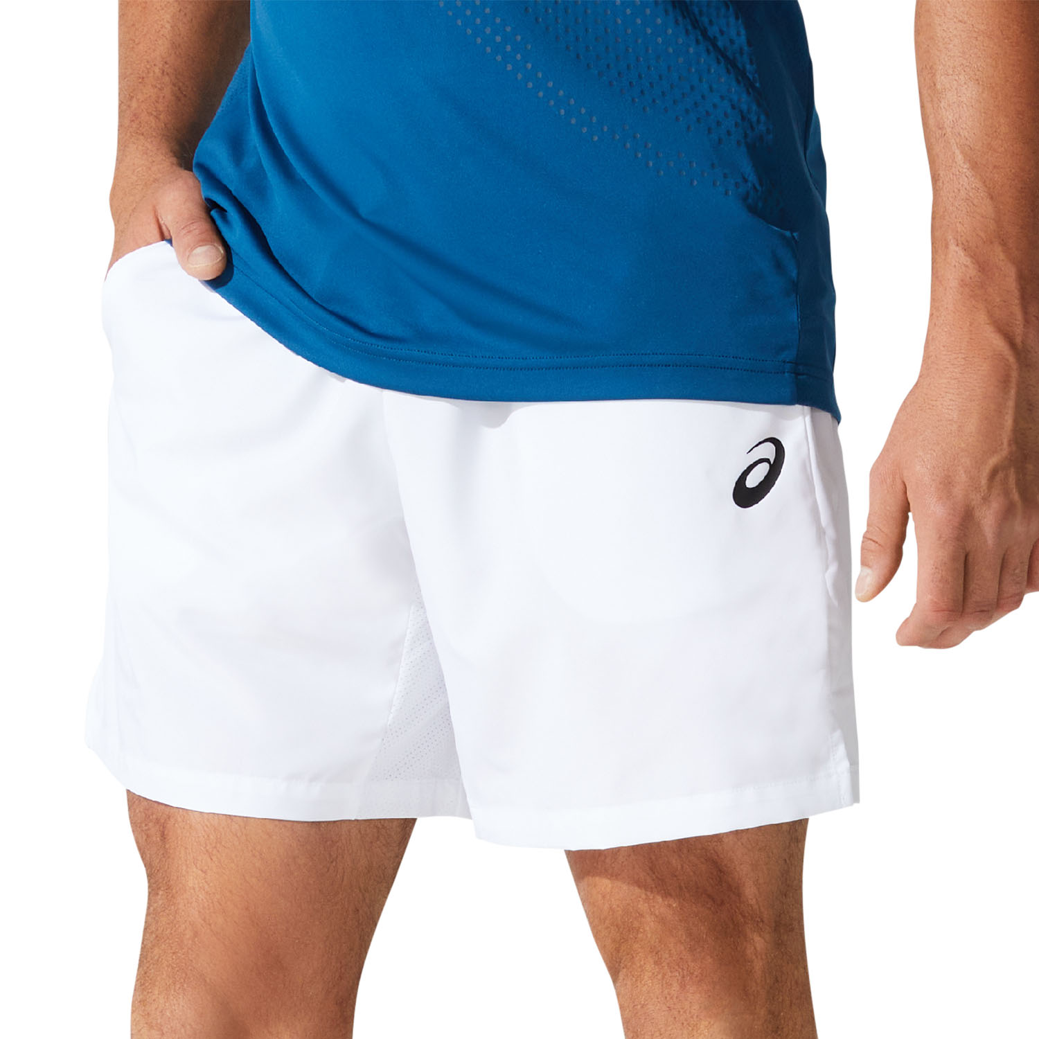 Asics Court 7in Pantaloncini da Tennis Uomo - Brilliant White
