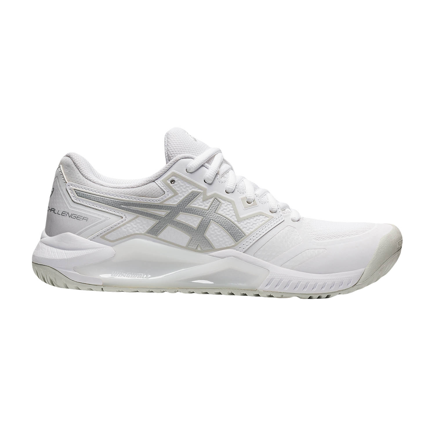 Asics Gel Challenger 13 Women's Tennis Shoes - White/Pure Silver