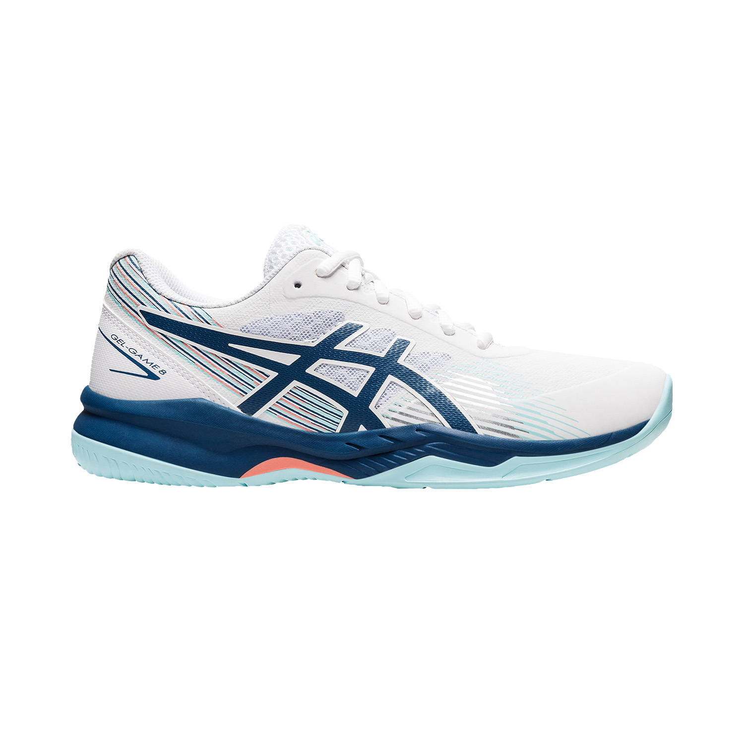 Asics Solution Speed FF 2 Clay Blanco Azul Mujer 1042A134 403 ✓ Zap