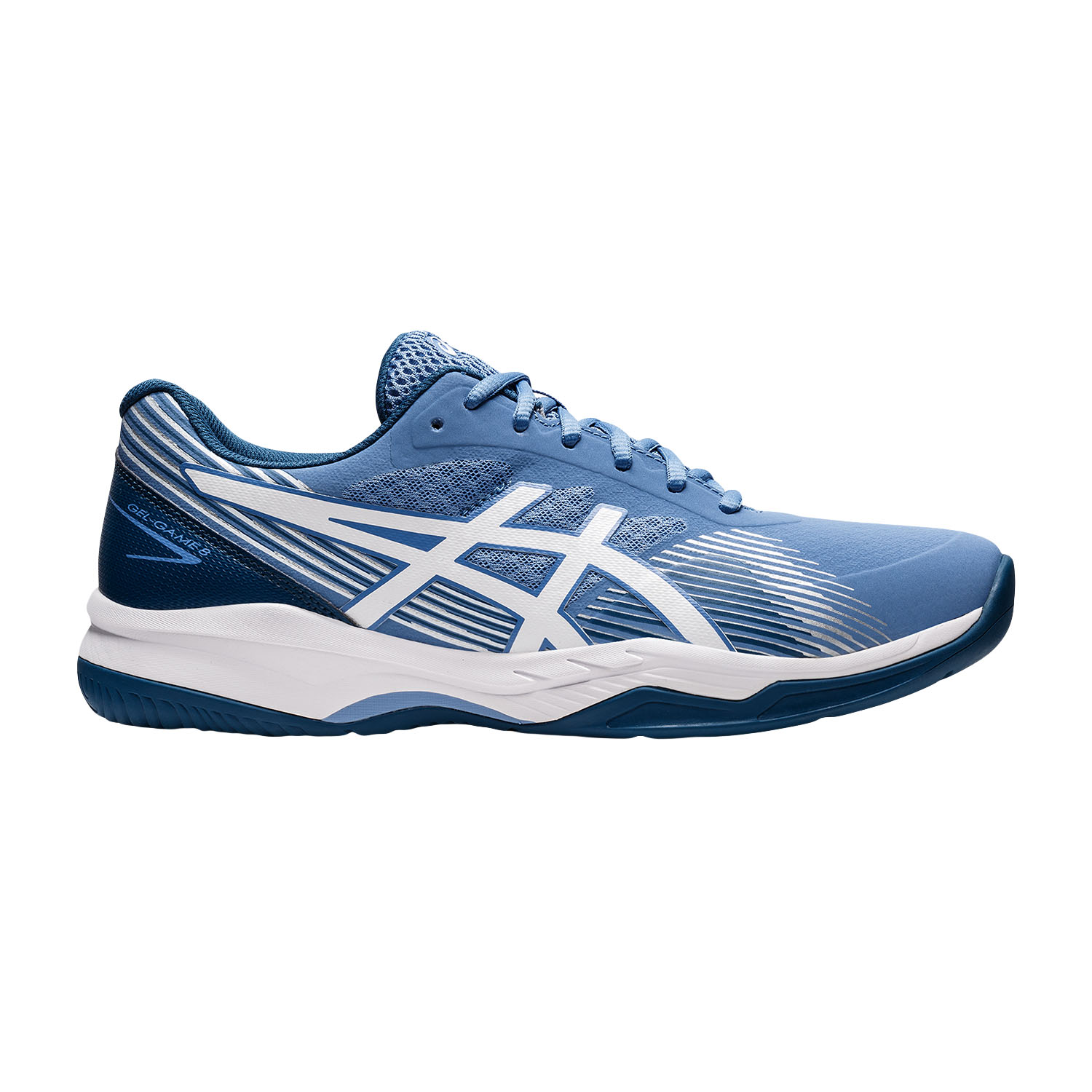 Asics Gel Game 8 Scarpe da Tennis Uomo Blue Harmony White