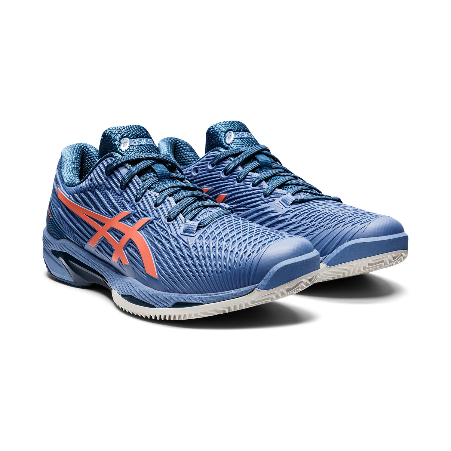 ASICS SOLUTION SPEED FF 2 ネイビー/ブルー Asics Solution Speed FF 2 Clay Men's Tennis Shoes - Blue Harmony