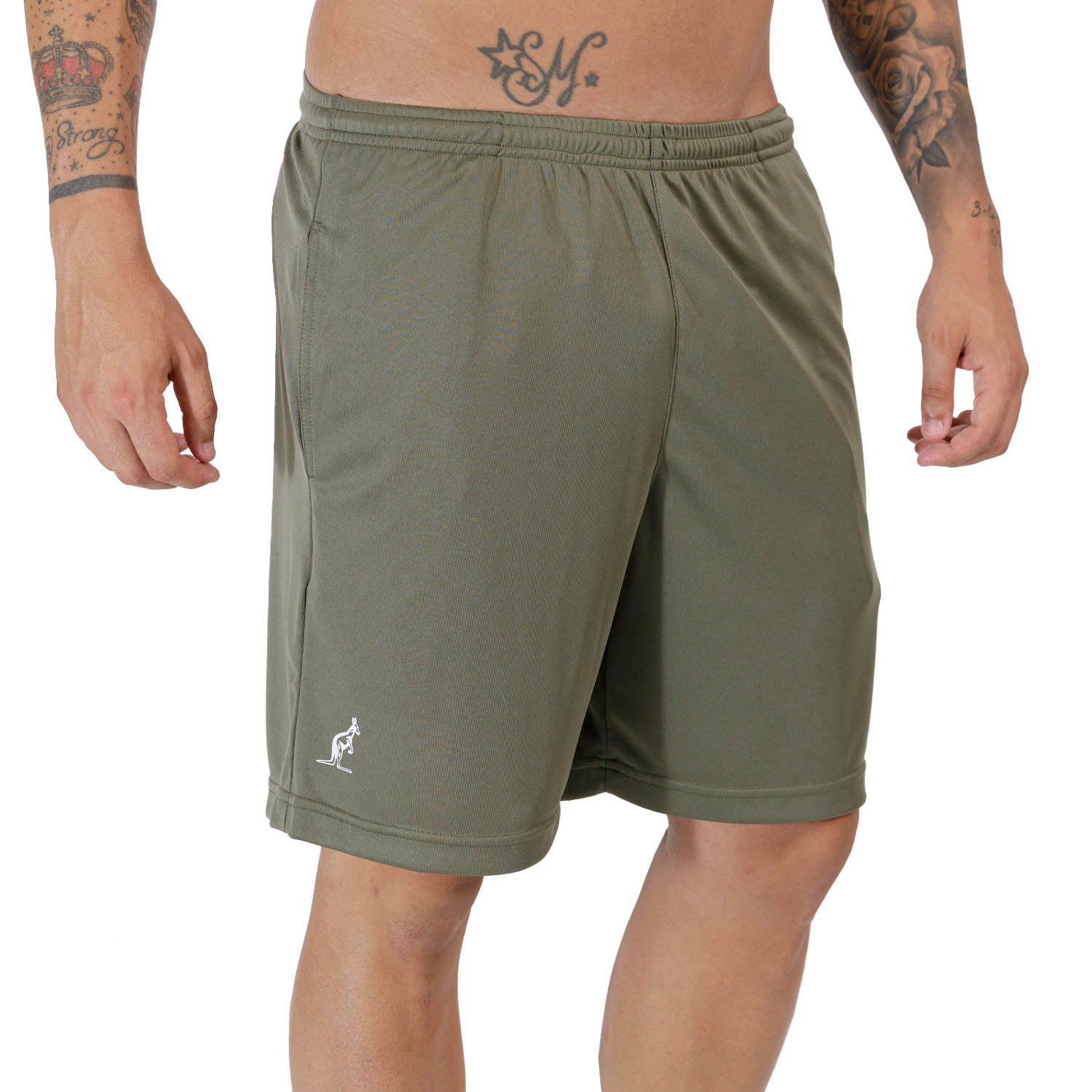 Australian Ace Logo Classic 8in Men's Tennis Shorts Verde Aneto
