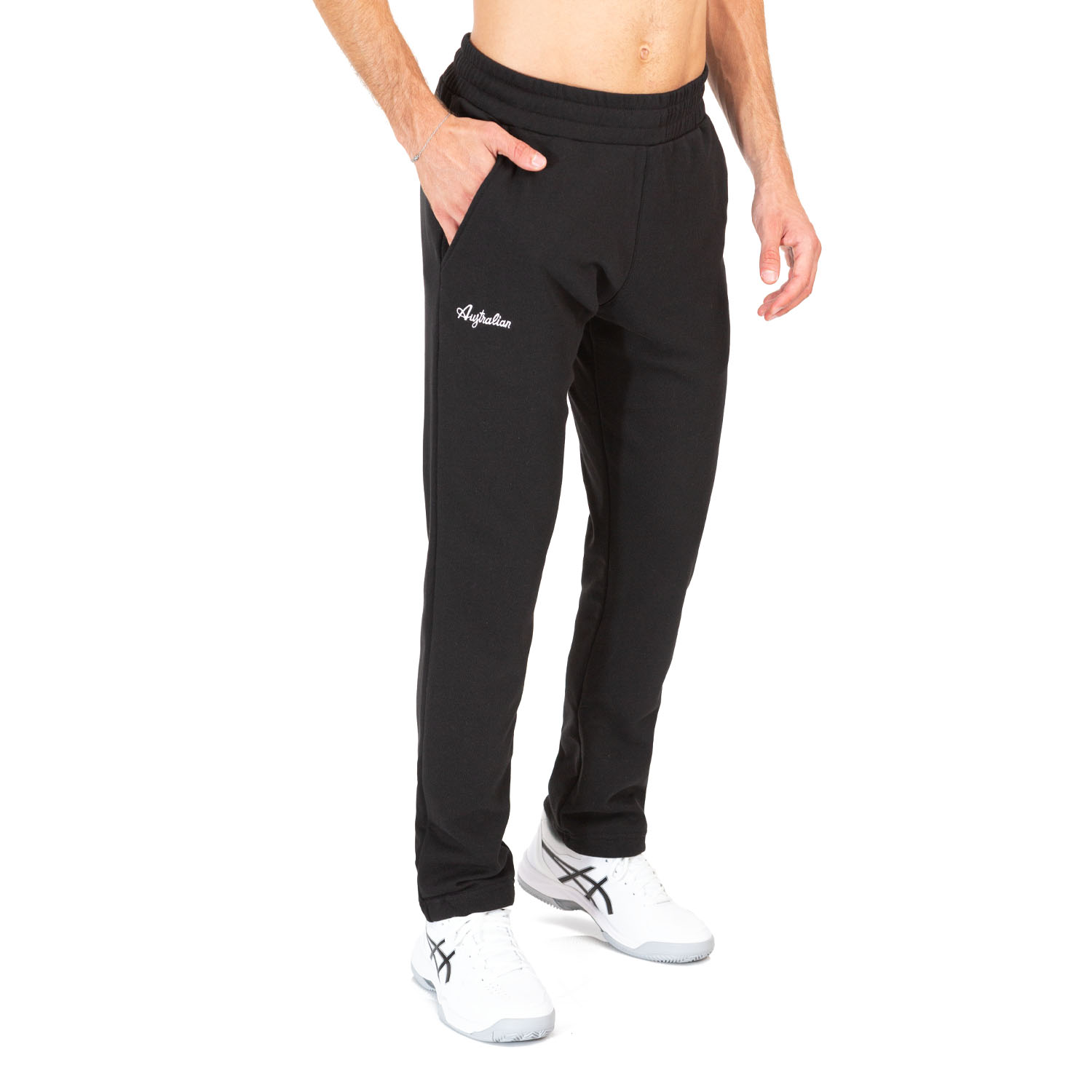 Australian Classic Logo Pants - Nero/Bianco