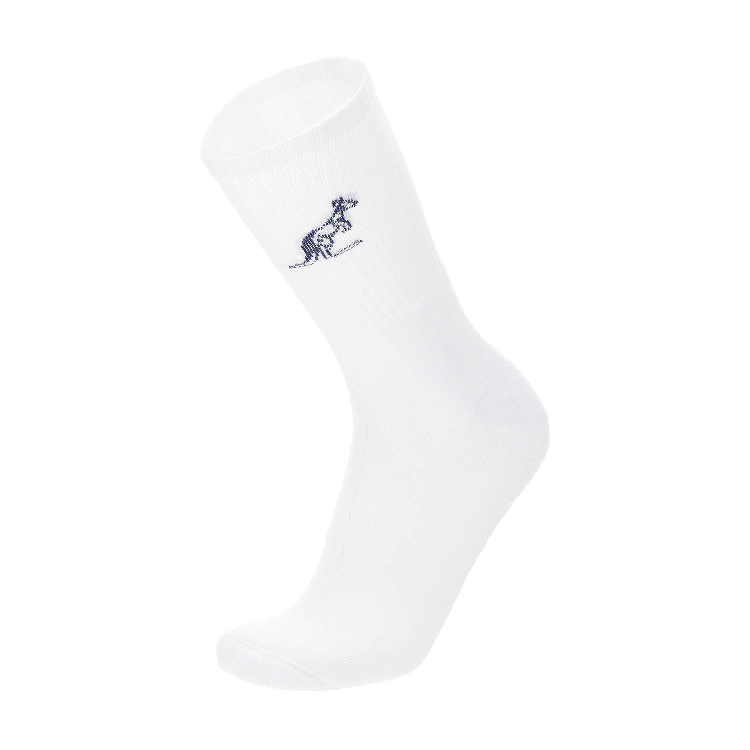 Australian Performance Calcetines - White/Navy Blue