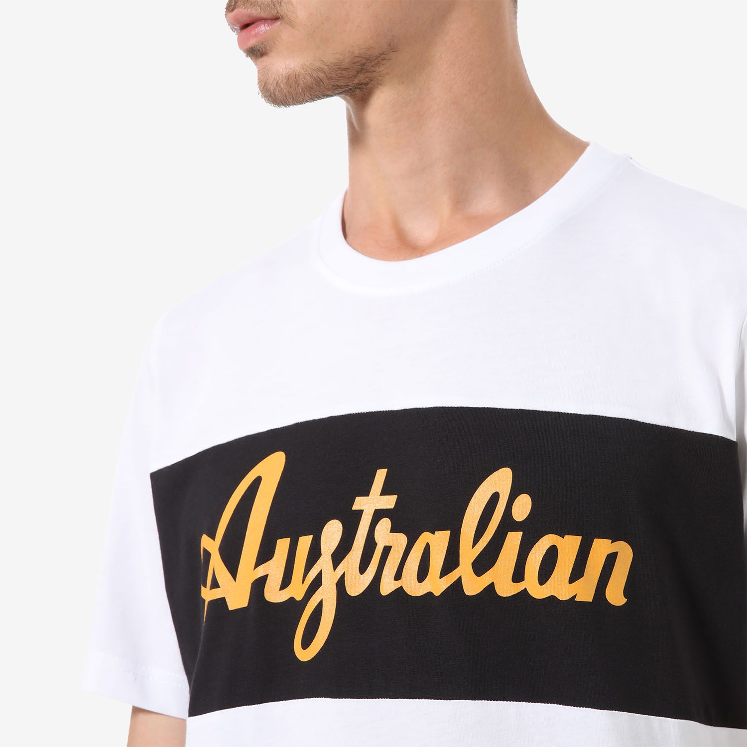 Australian Print Camiseta - Bianco/Girasole