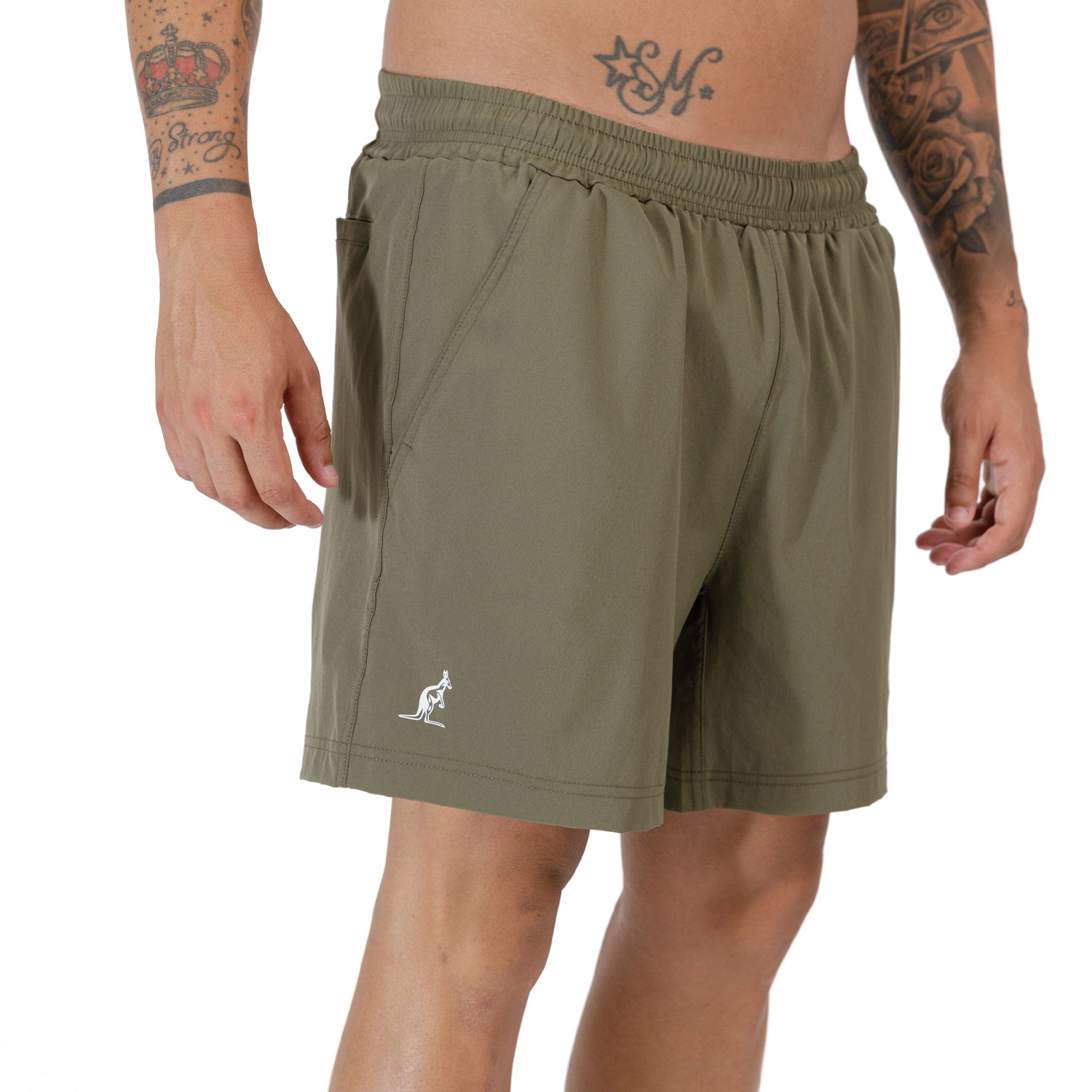 Australian Slam Men's Tennis Shorts - Verde Aneto