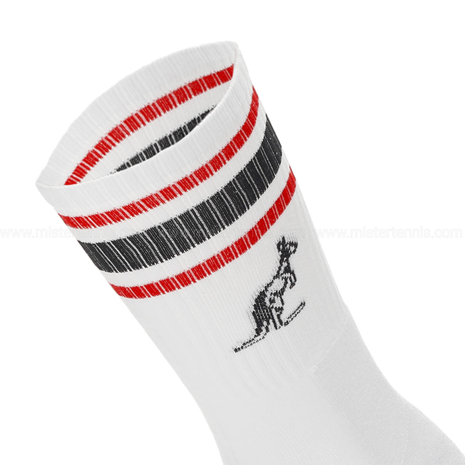 Australian Stripes Socks - White/Lava/Black