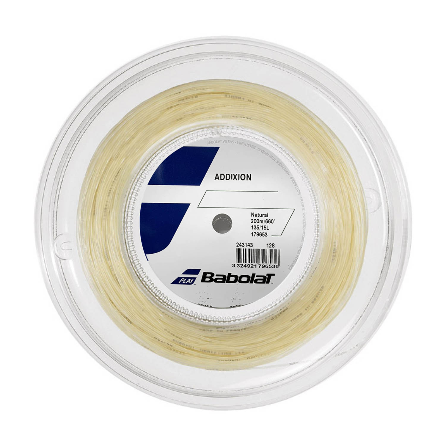 Babolat Addixion 1.35 Bobina 200 m - Natural