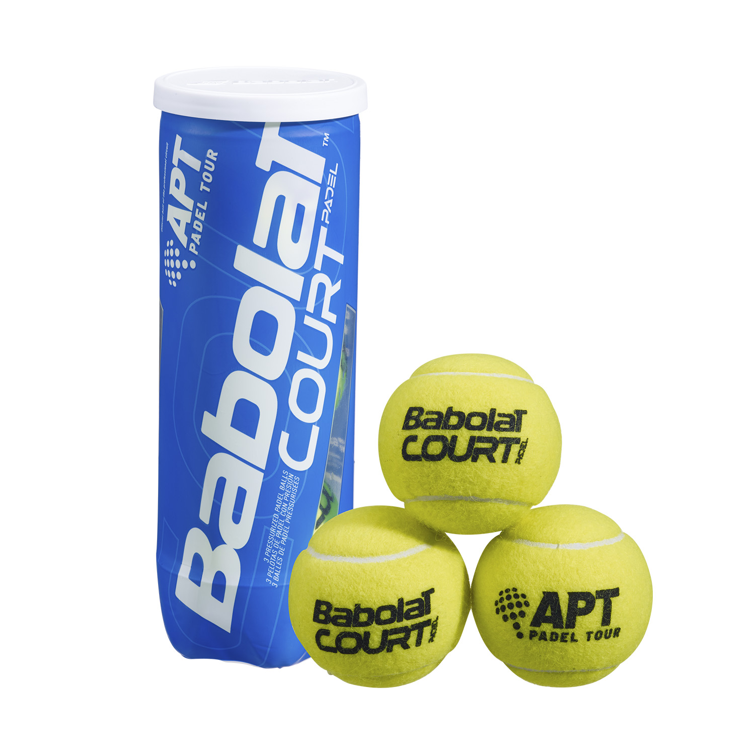 Babolat Court - Tubo de 3 Pelotas