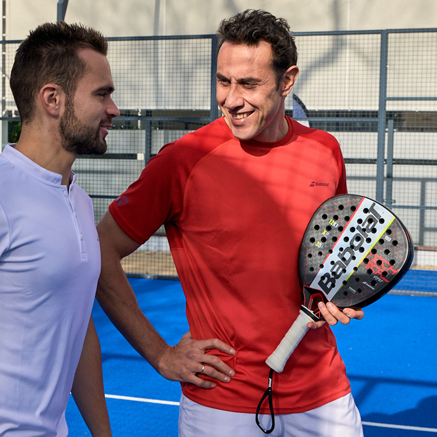 Babolat Play Crew Camiseta - Tomato Red