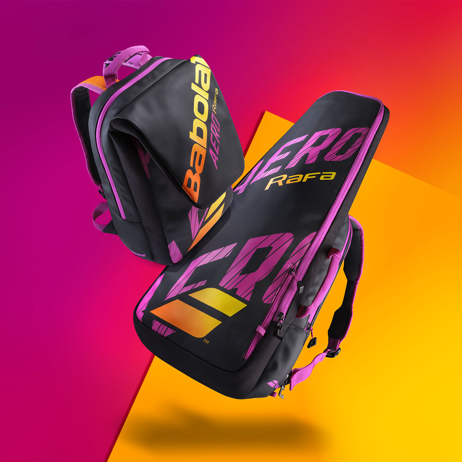 Noordoosten lading Maria Babolat Pure Aero Rafa Tennis Backpack - Black/Orange/Purple