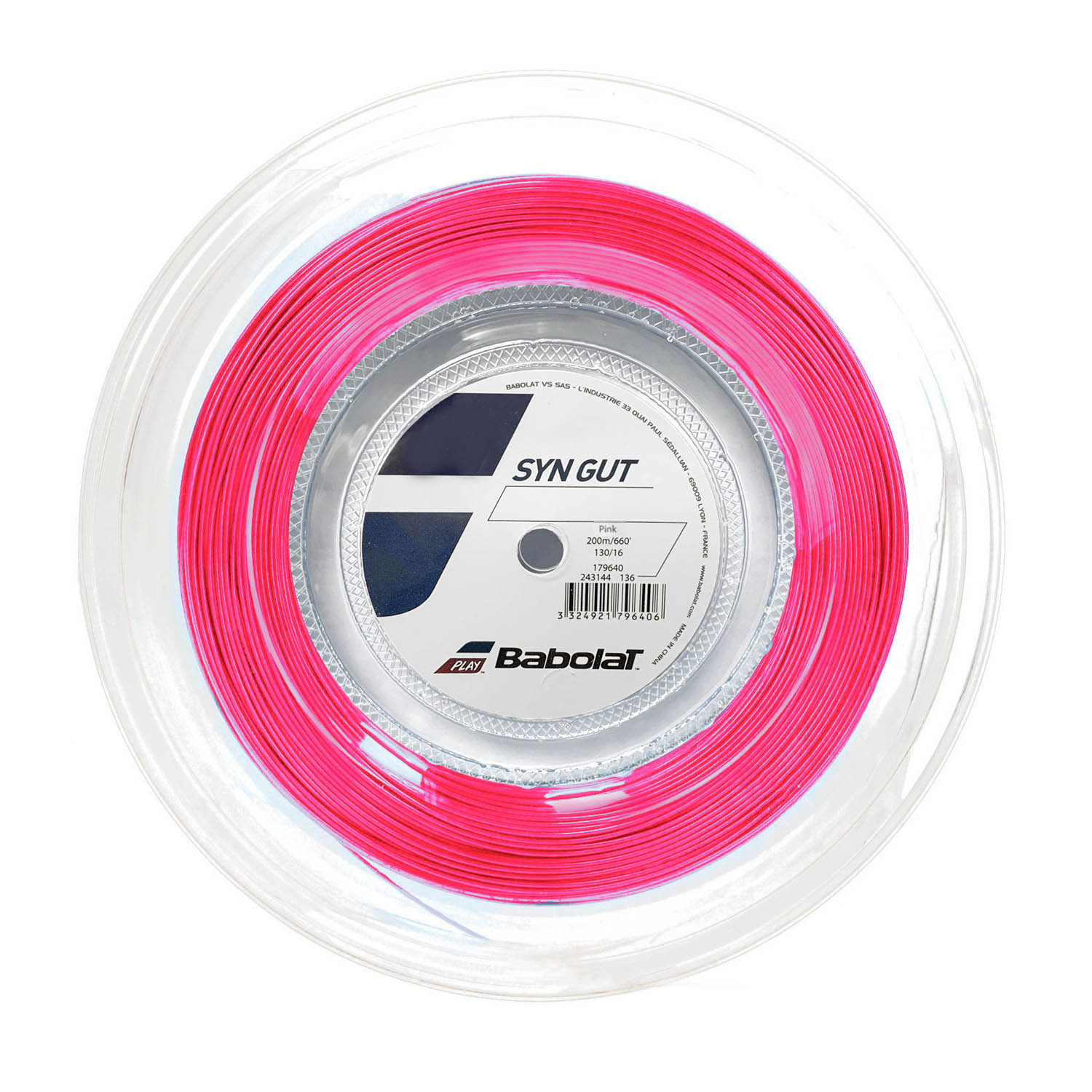 Babolat Syn Gut 1.30 Bobina 200 m - Pink