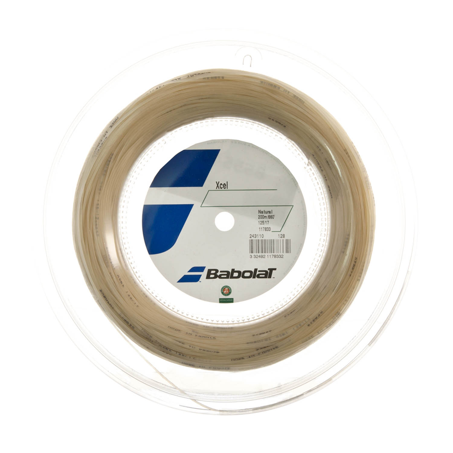 Babolat Xcel 1.25 Matassa 200 m - Natural