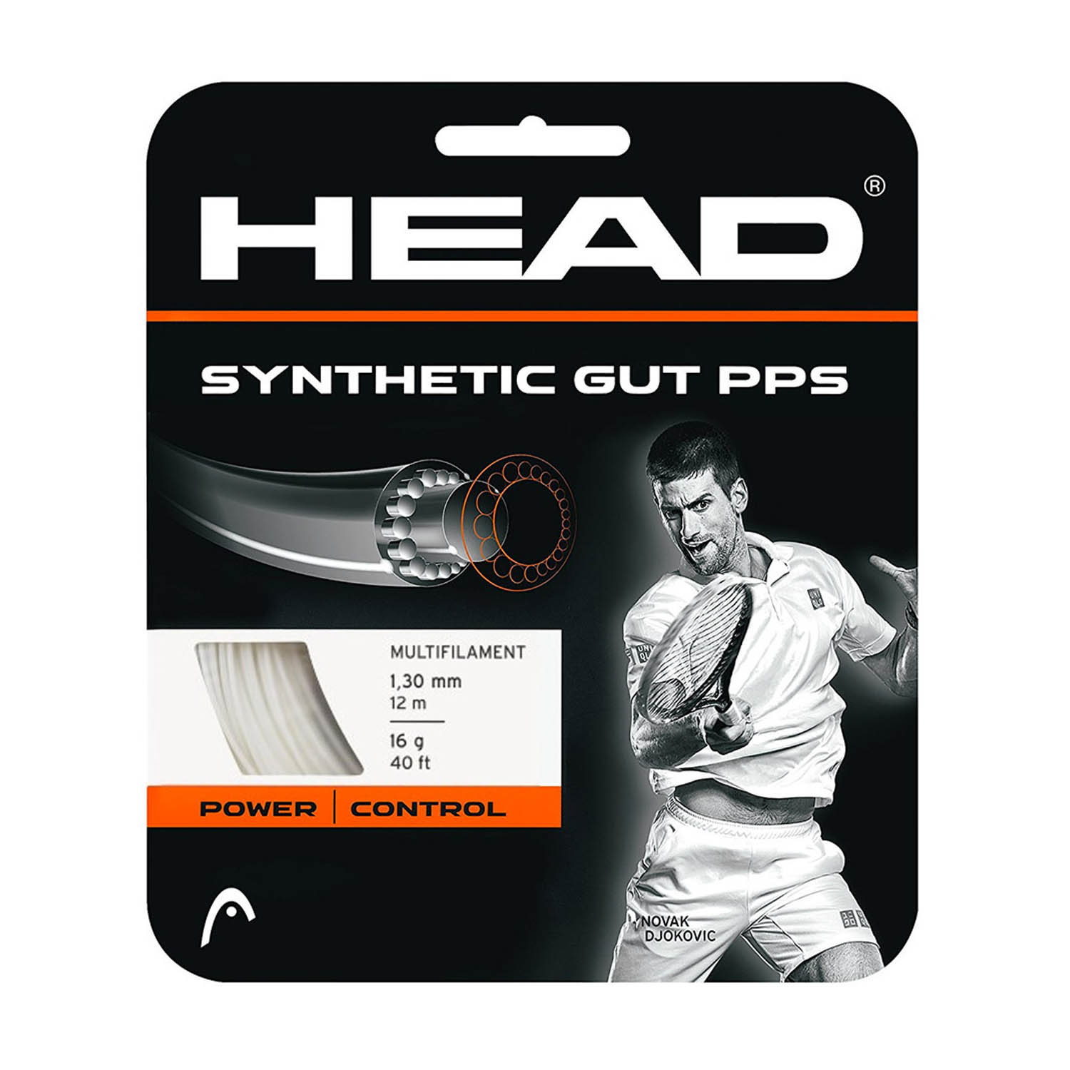 Head Synthetic Gut PPS 1.30 Set 12 m - White
