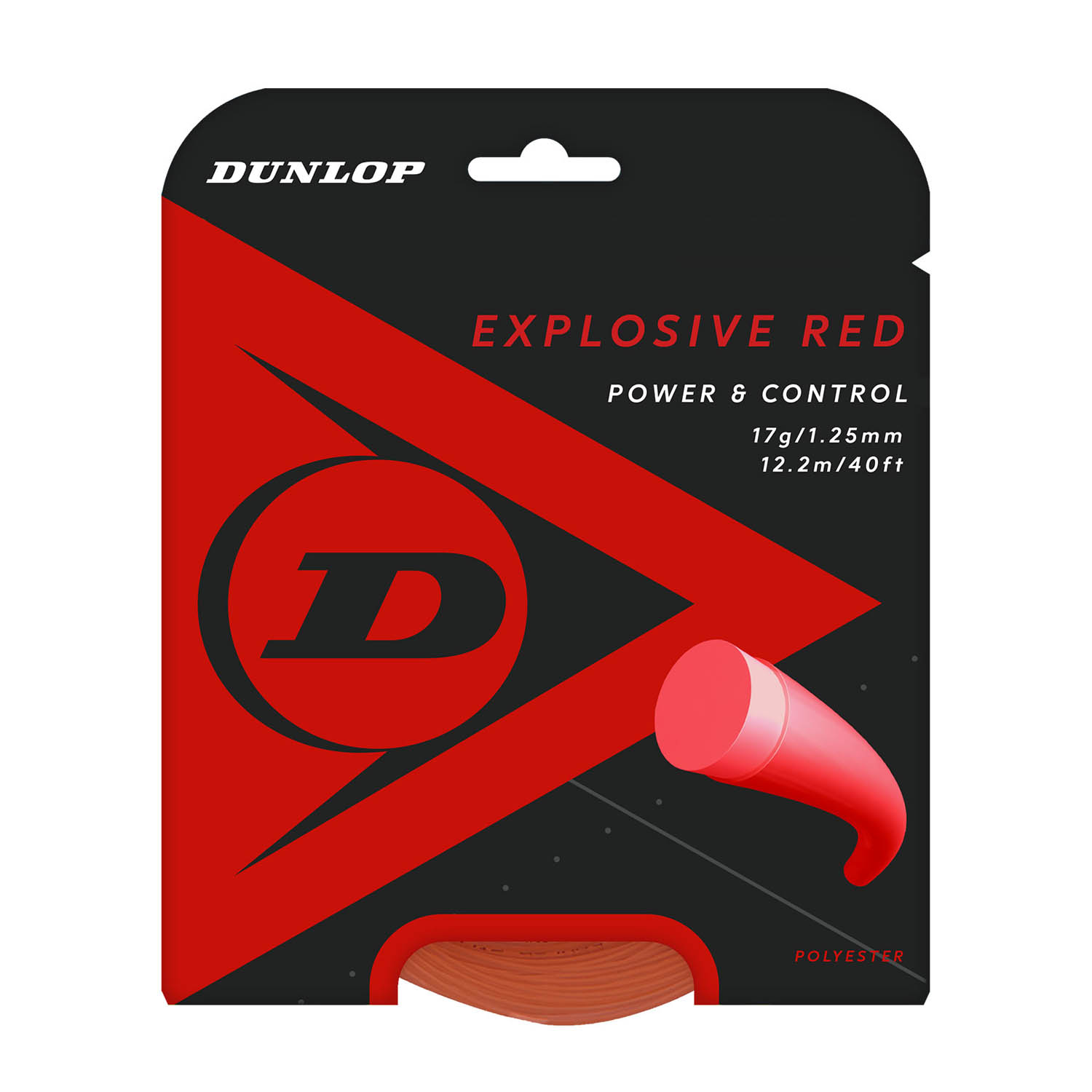 Dunlop Explosive Red 1.25 Set 12 m - Red