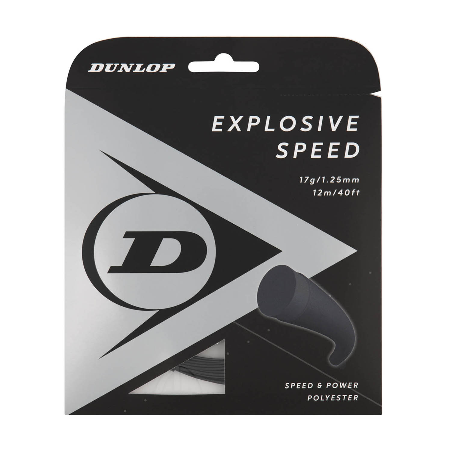 Dunlop Explosive Speed 1.25 Set 12 m - Black