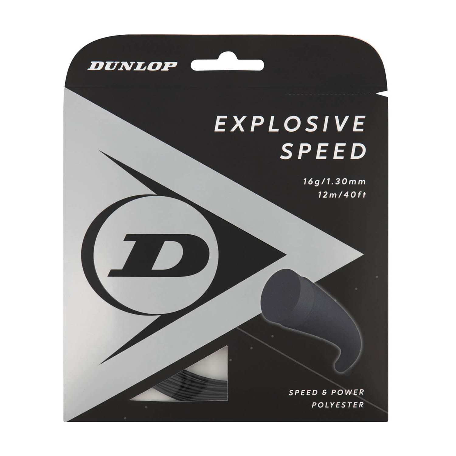 Dunlop Explosive Speed 1.30 Set 12 m - Black