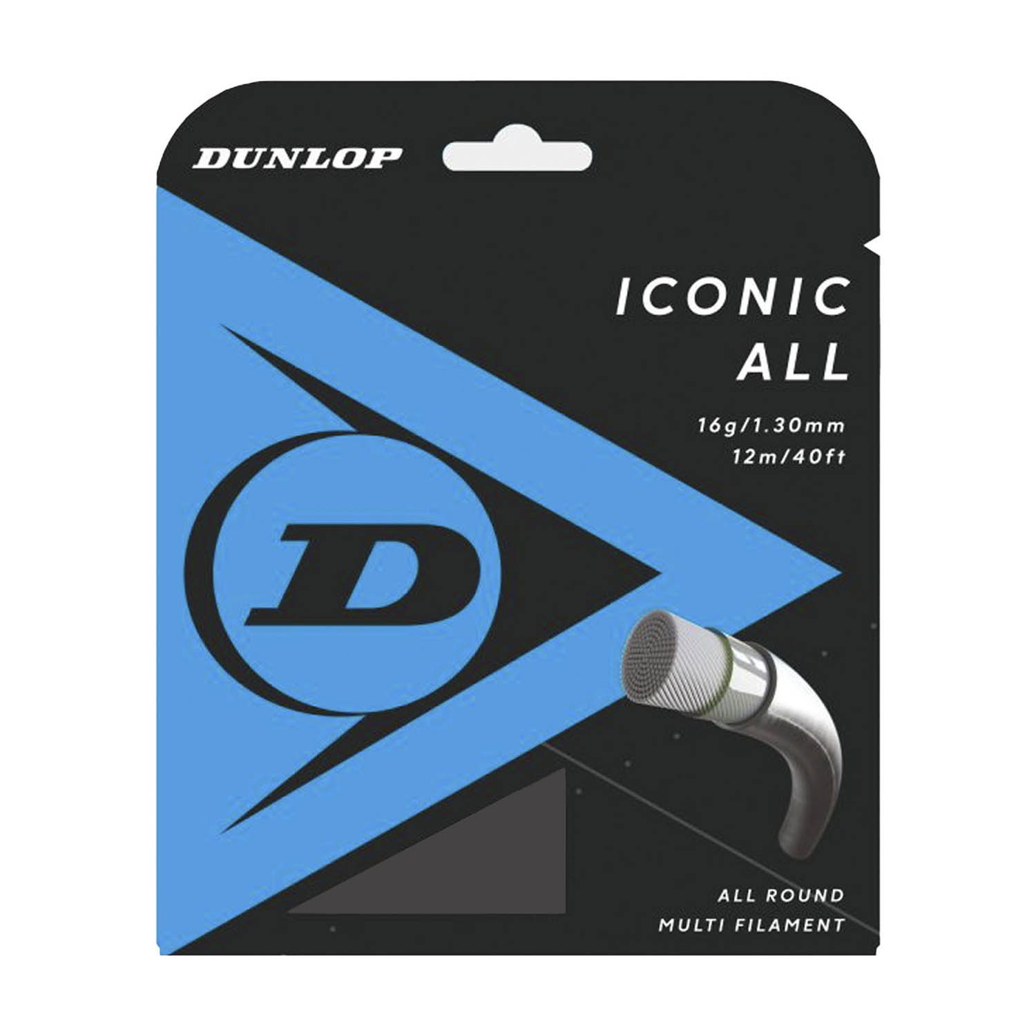 Corda Da Tennis Dunlop Comfort PRO - Multifilamento Premium, 1.28 Mm, 12 Metri, Per Potenza E Comfort