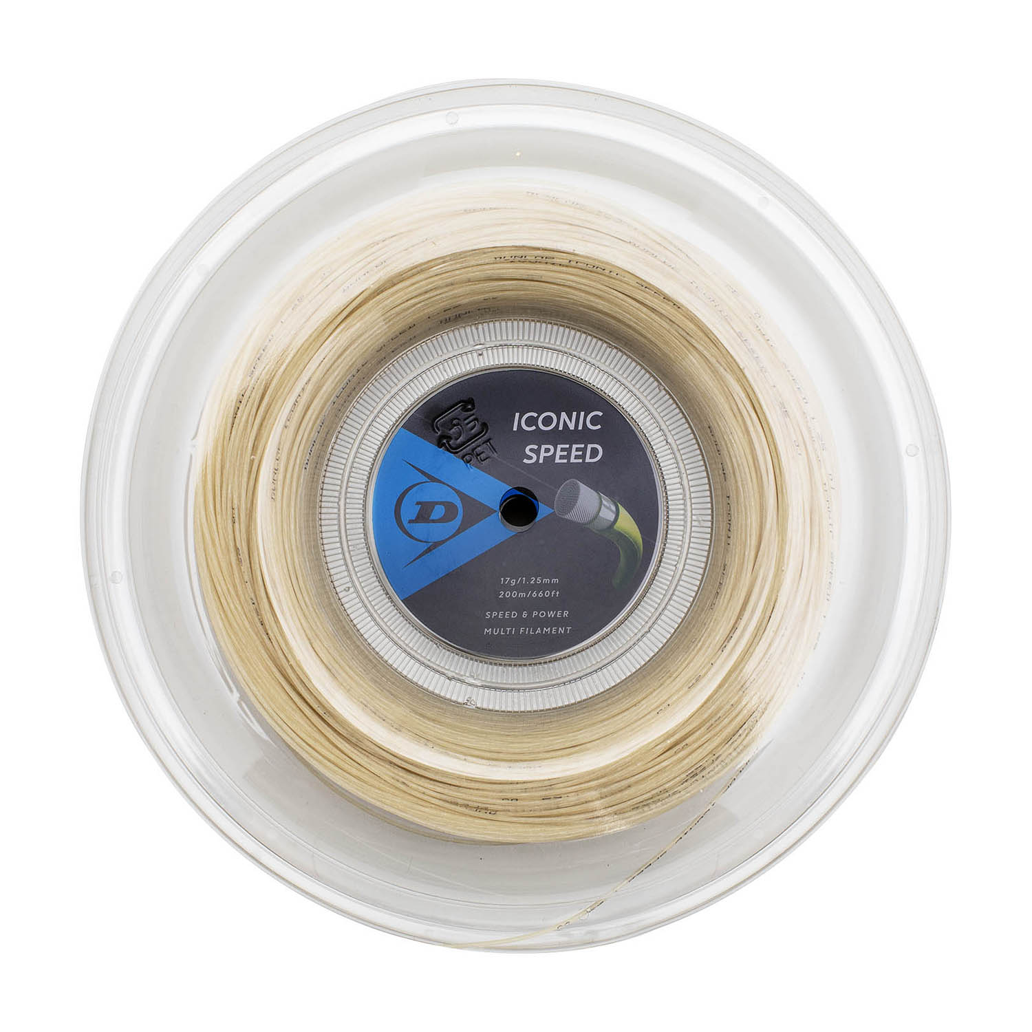 Dunlop Iconic Speed 1.25 Bobina 200 m - Natural