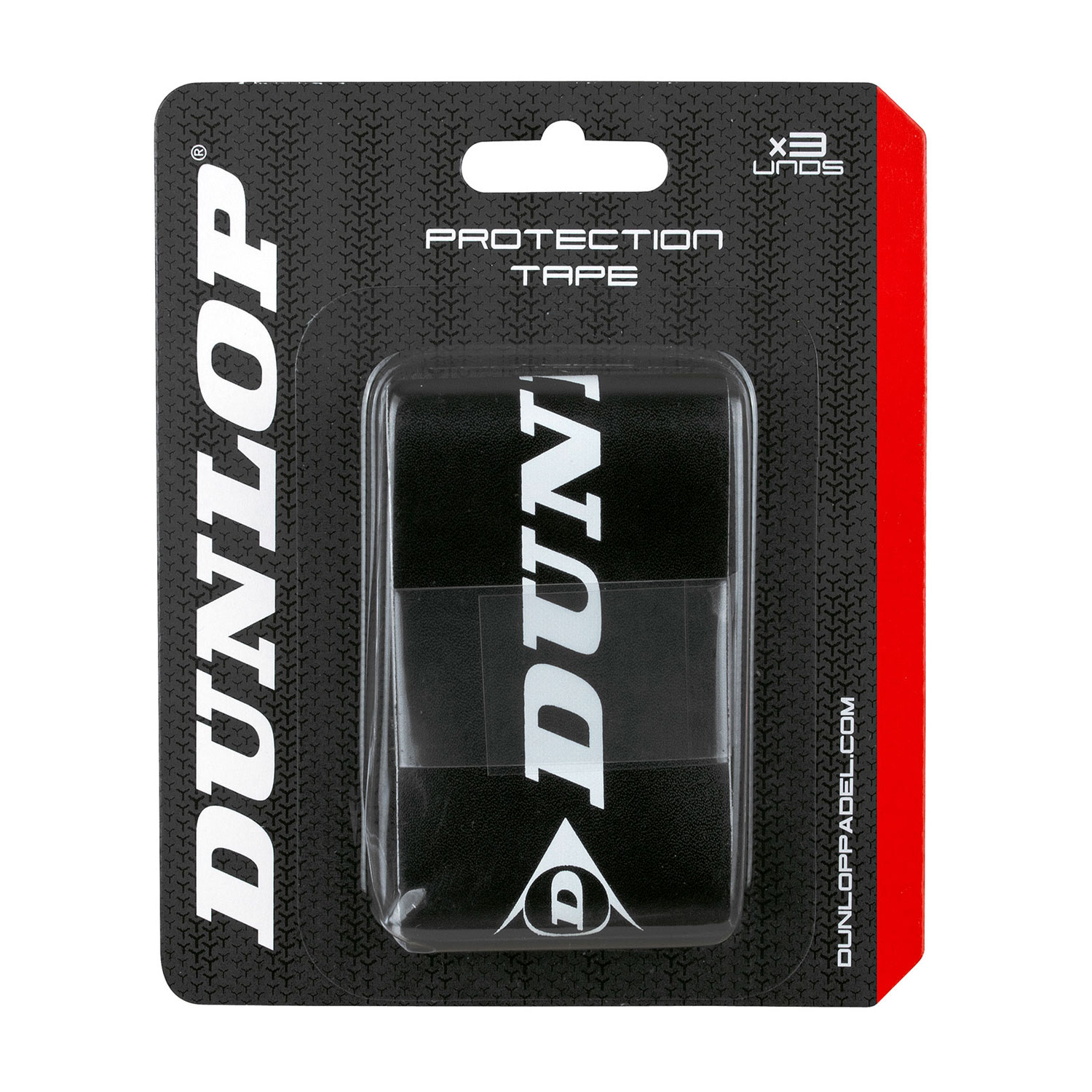 Dunlop Logo x 3 Protector - Black/White