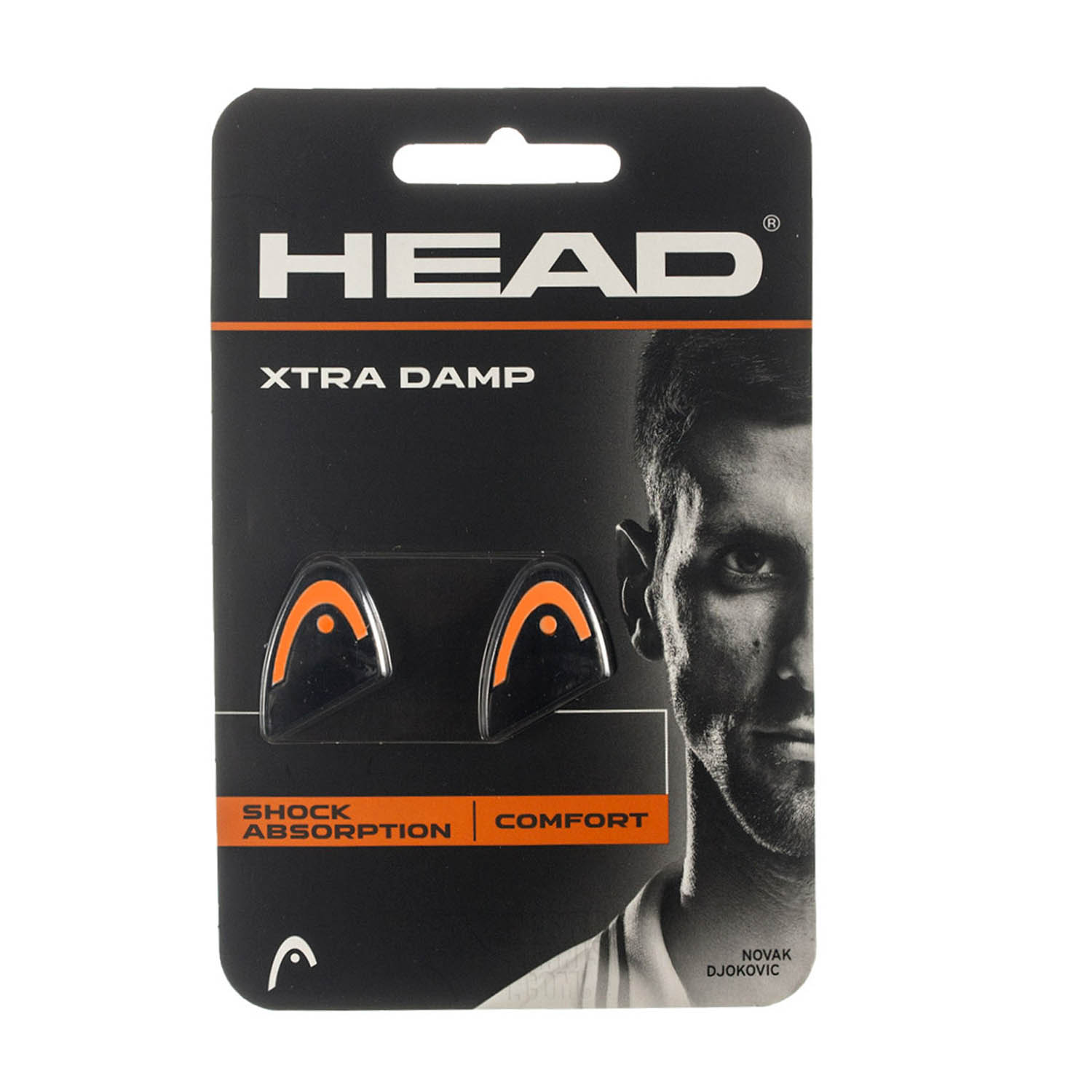 Head Xtra x 2 Antivibrazioni - Black/Orange