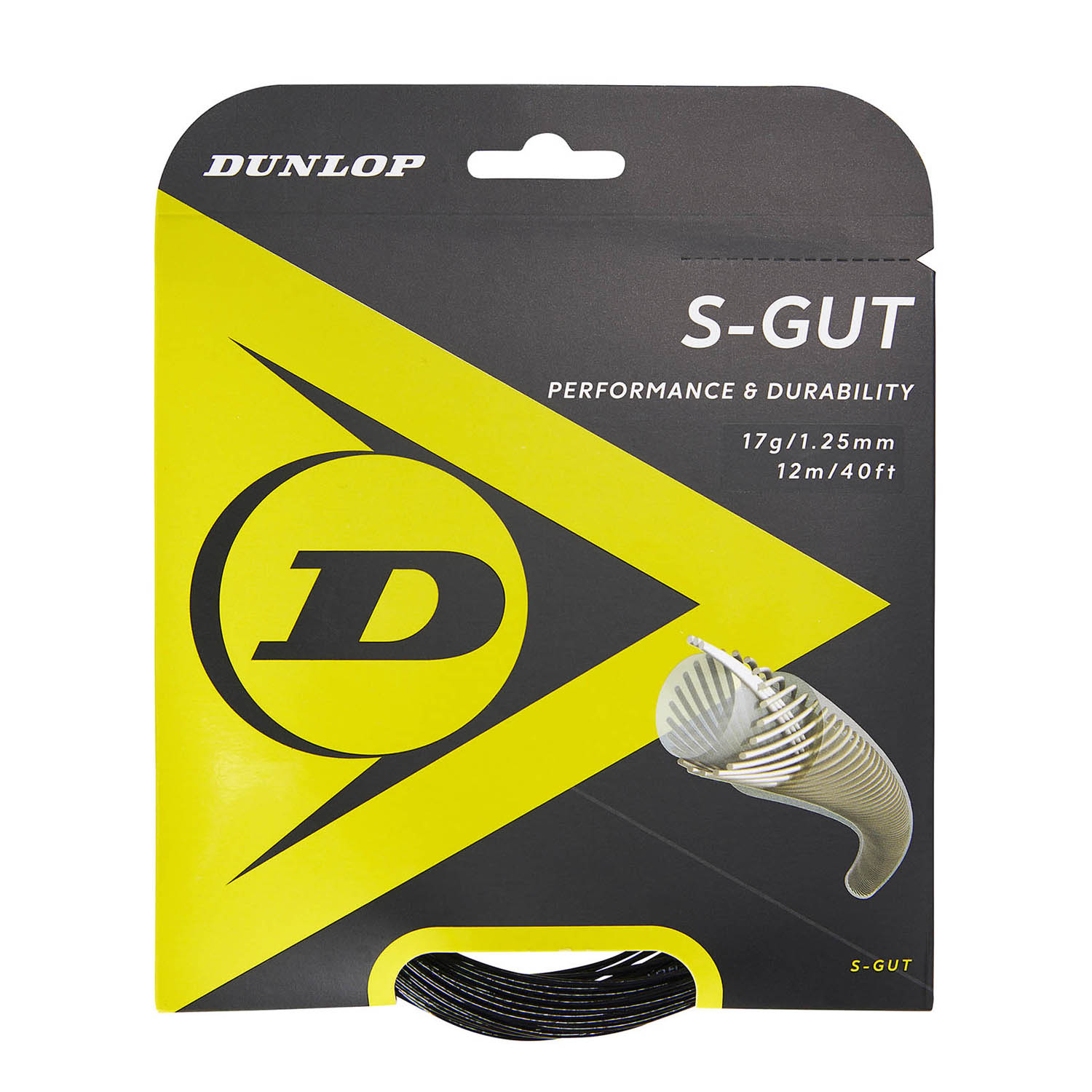 Dunlop S-Gut 1.25 Set 12 m - Black