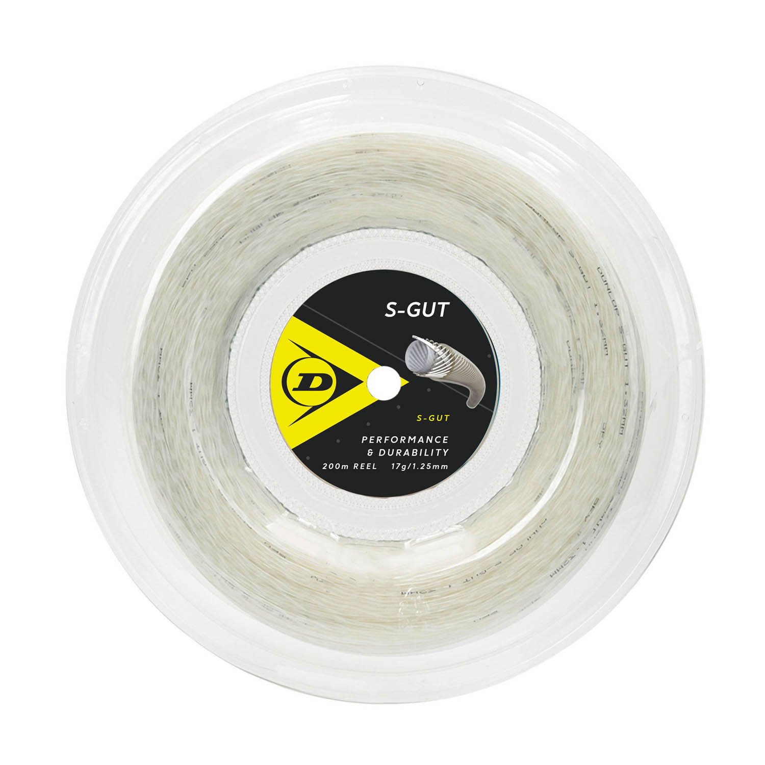 Dunlop S-Gut 1.25 Bobina 200 m - White