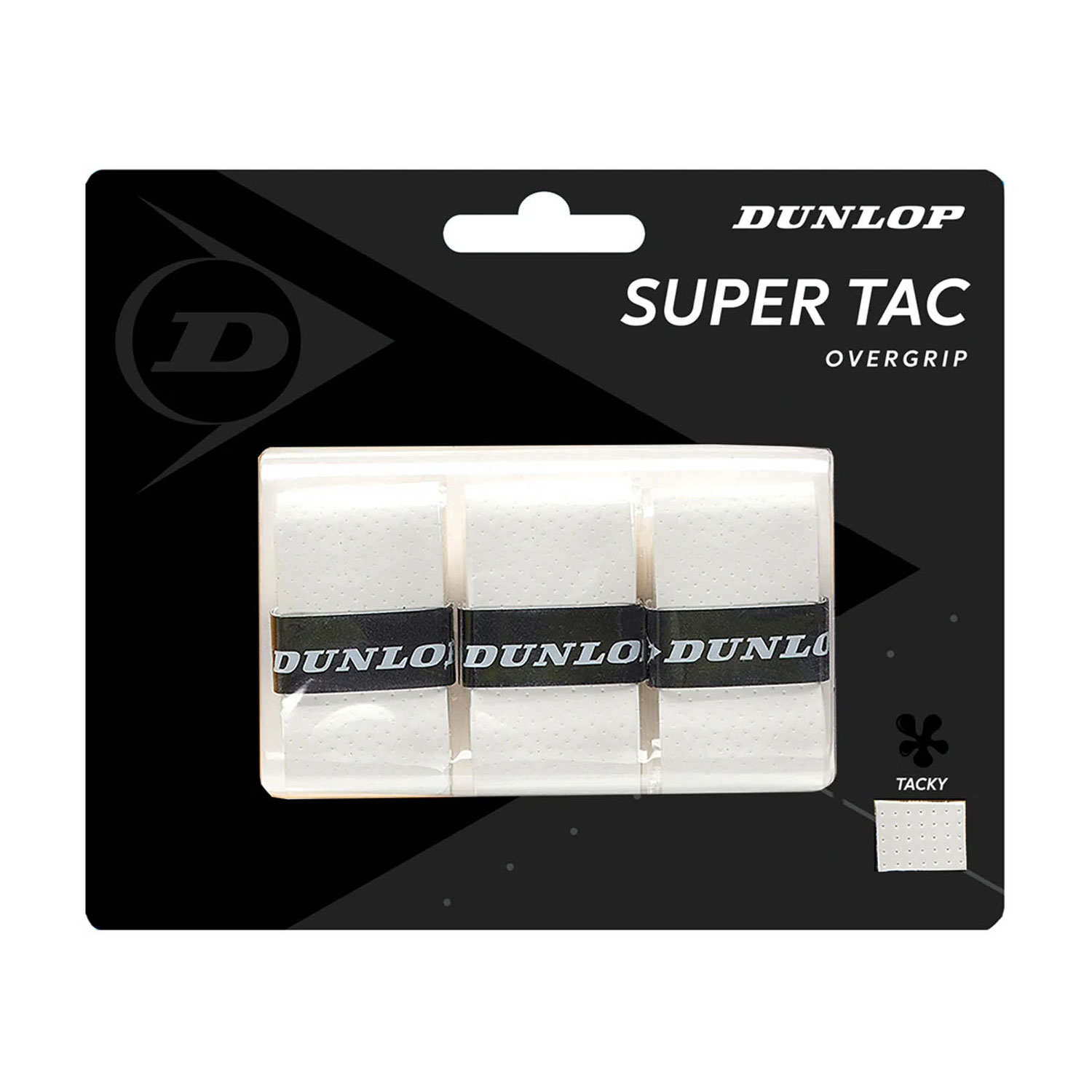 Dunlop Super Tac Overgrip x 3 - White