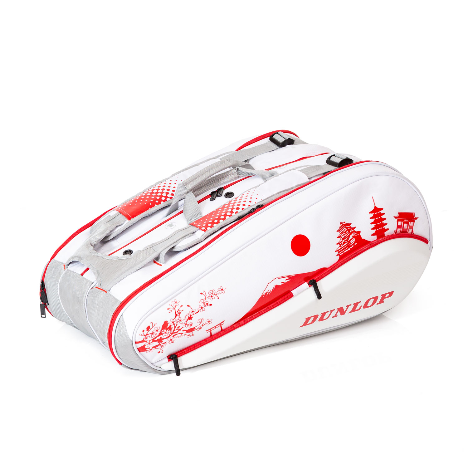 Dunlop Tokyo SX Performance Thermo Tennis Bag - White/Red