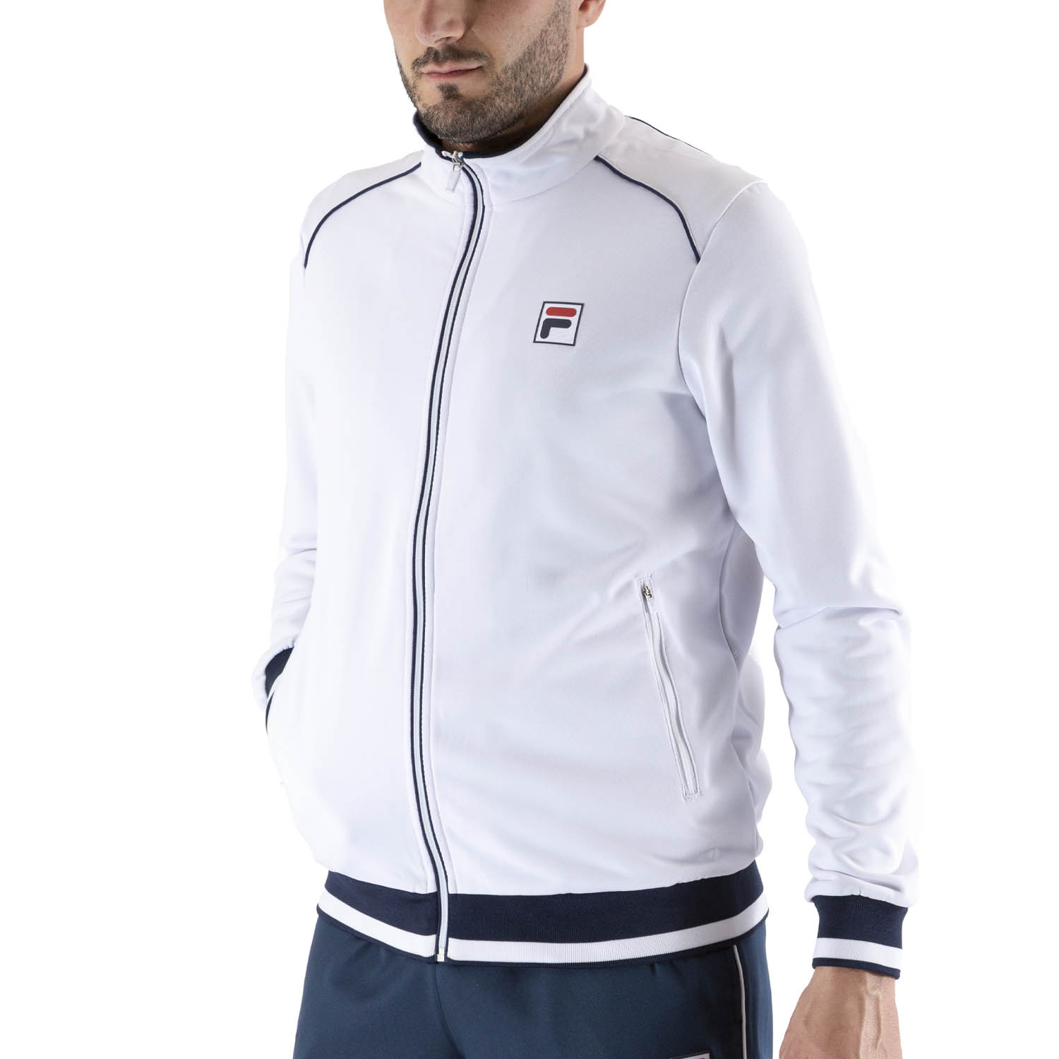 Nuez grande de ahora en adelante Fila Ben Chaqueta de Tenis Hombre - MisterTennis.com - White