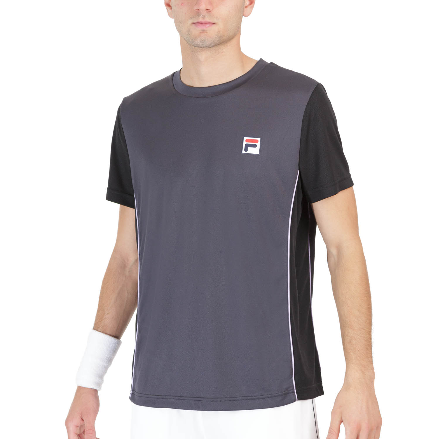 Fila Jerome Maglietta da Tennis Uomo - Dark Grey