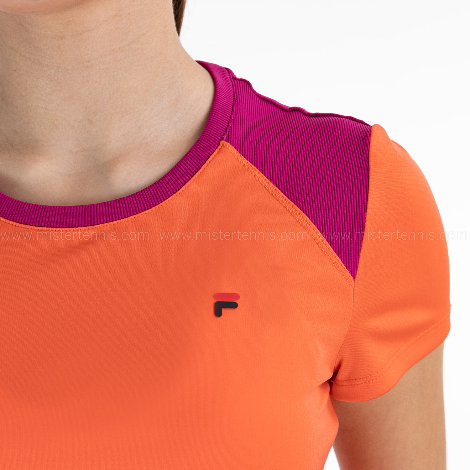 Fila Josefine T-Shirt - Hot Coral