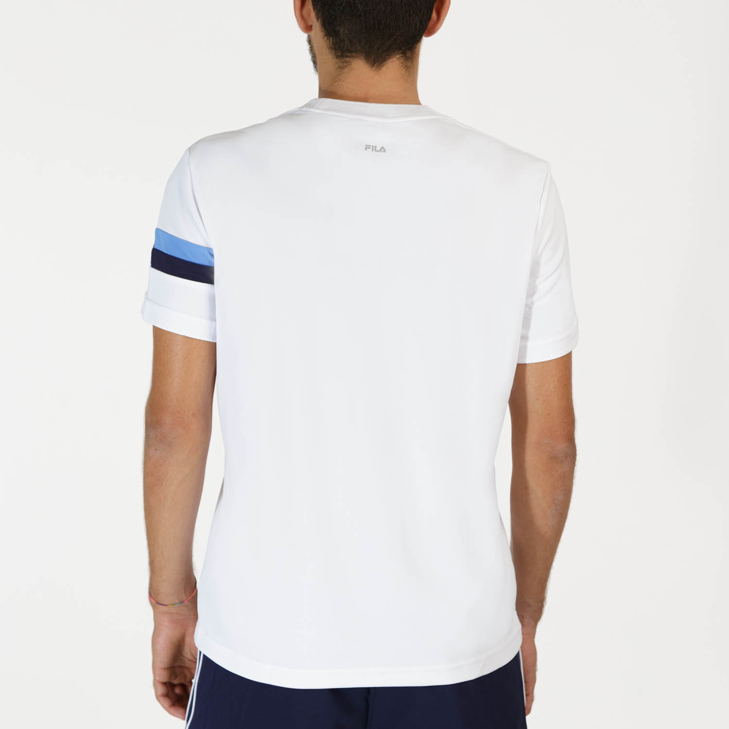 Fila Roman Cheap Fila T Shirts Fila Roman T-Shirt Men Light Blue