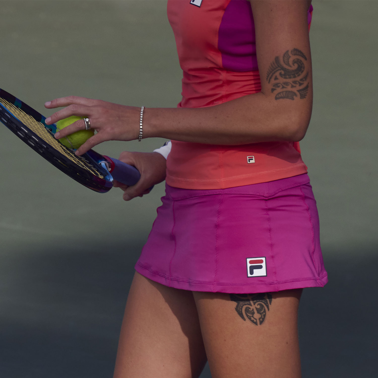 Fila pink tennis shop skirt