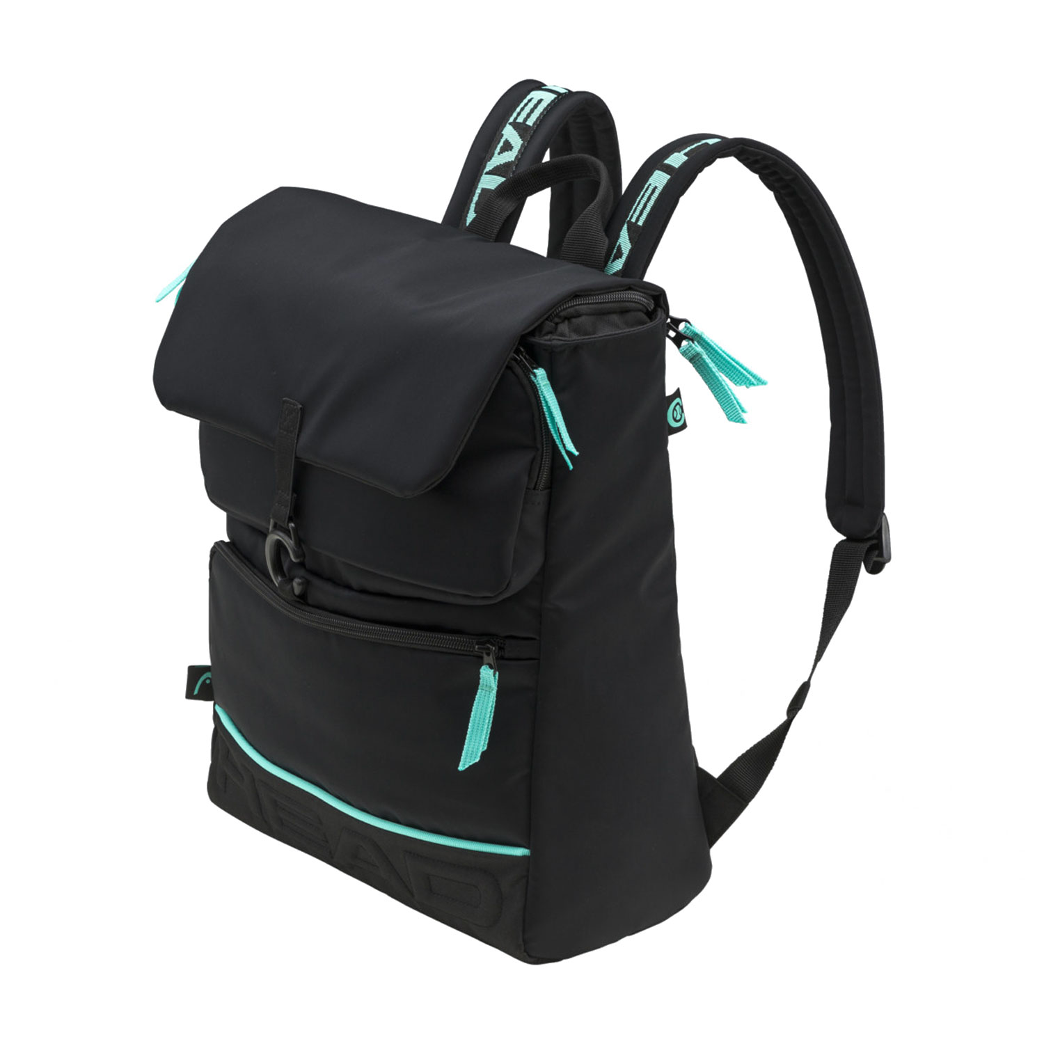 BANGKING 　coco Head Coco Tennis Backpack Black/Mint - MisterTennis.com