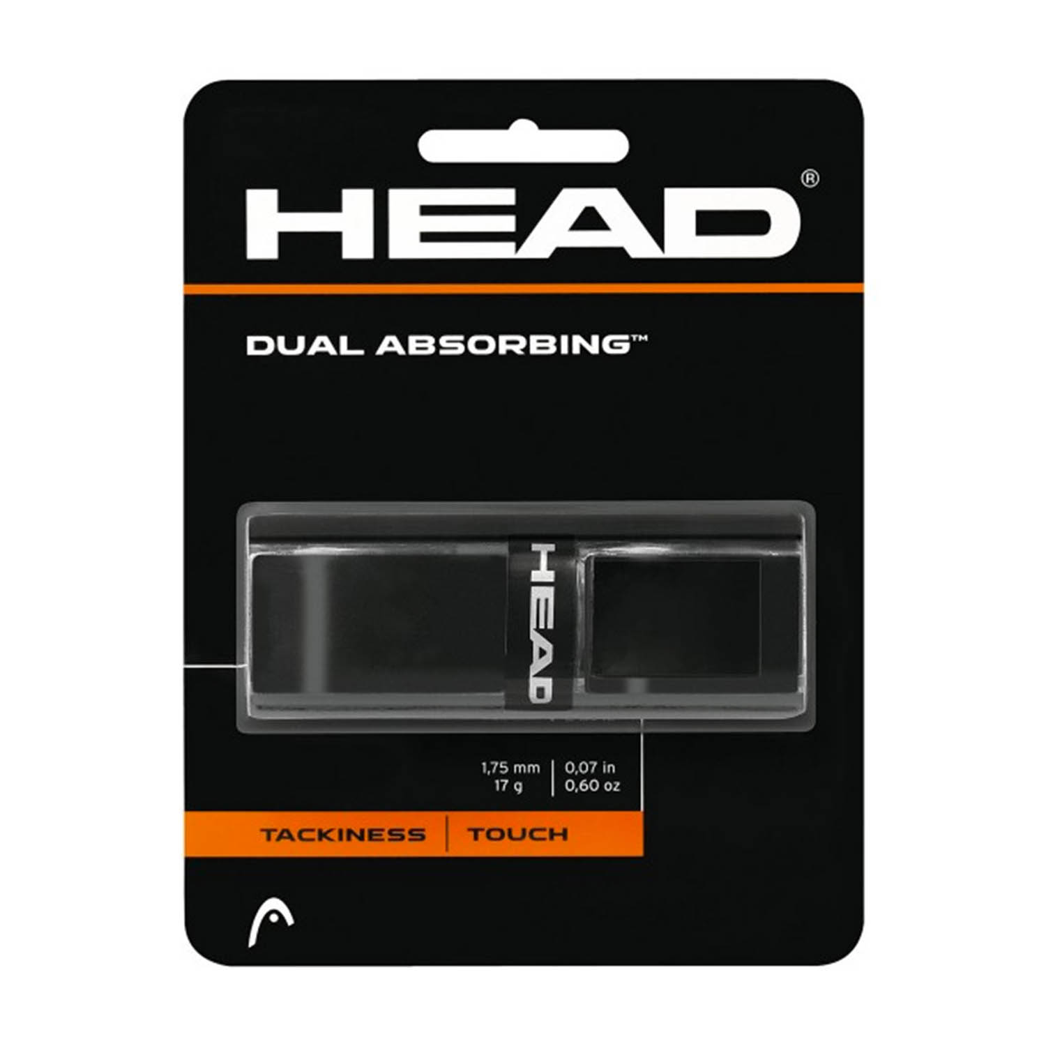 Head Dual Absorbing Grip - Black