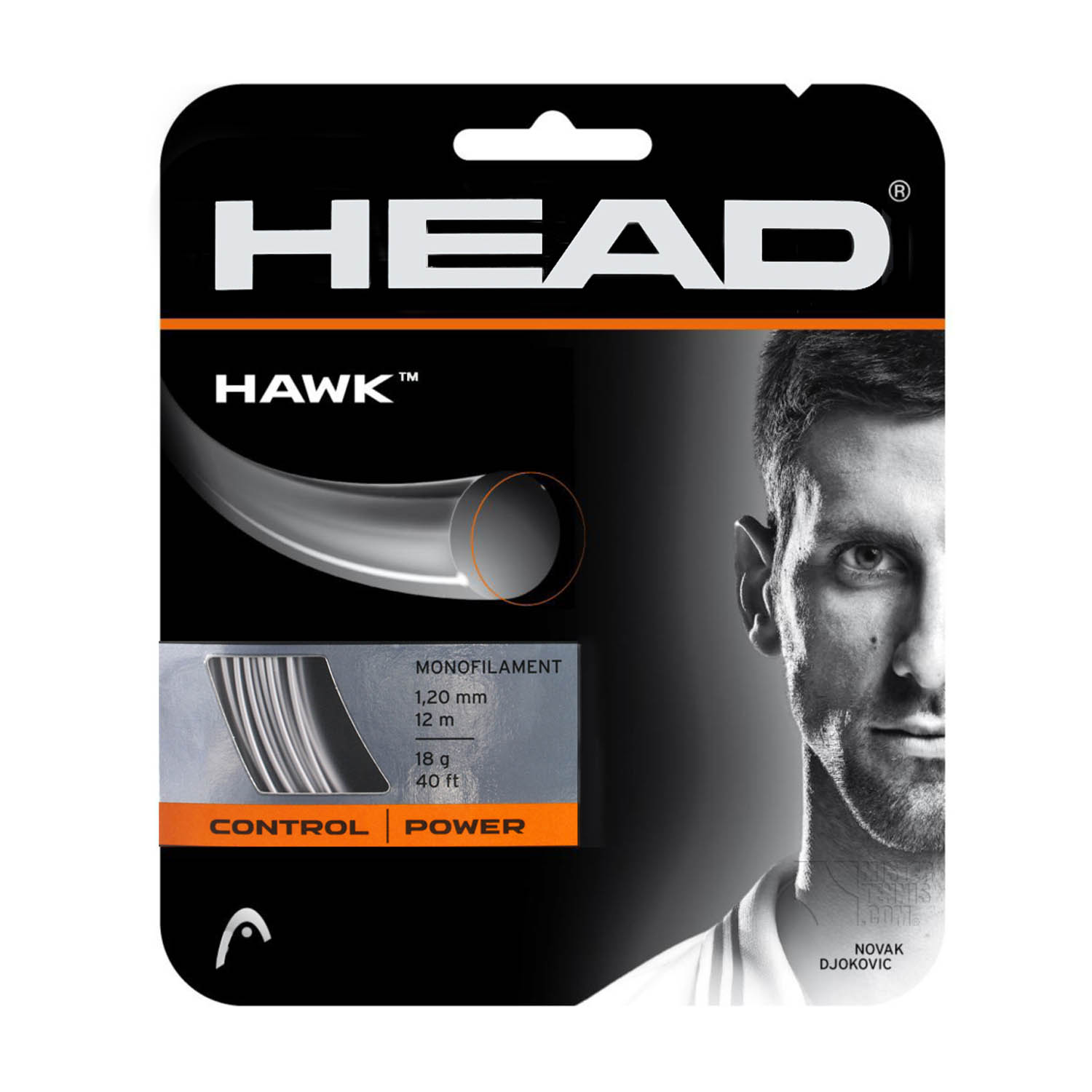 Head Hawk 1.20 12 m Set - Grey