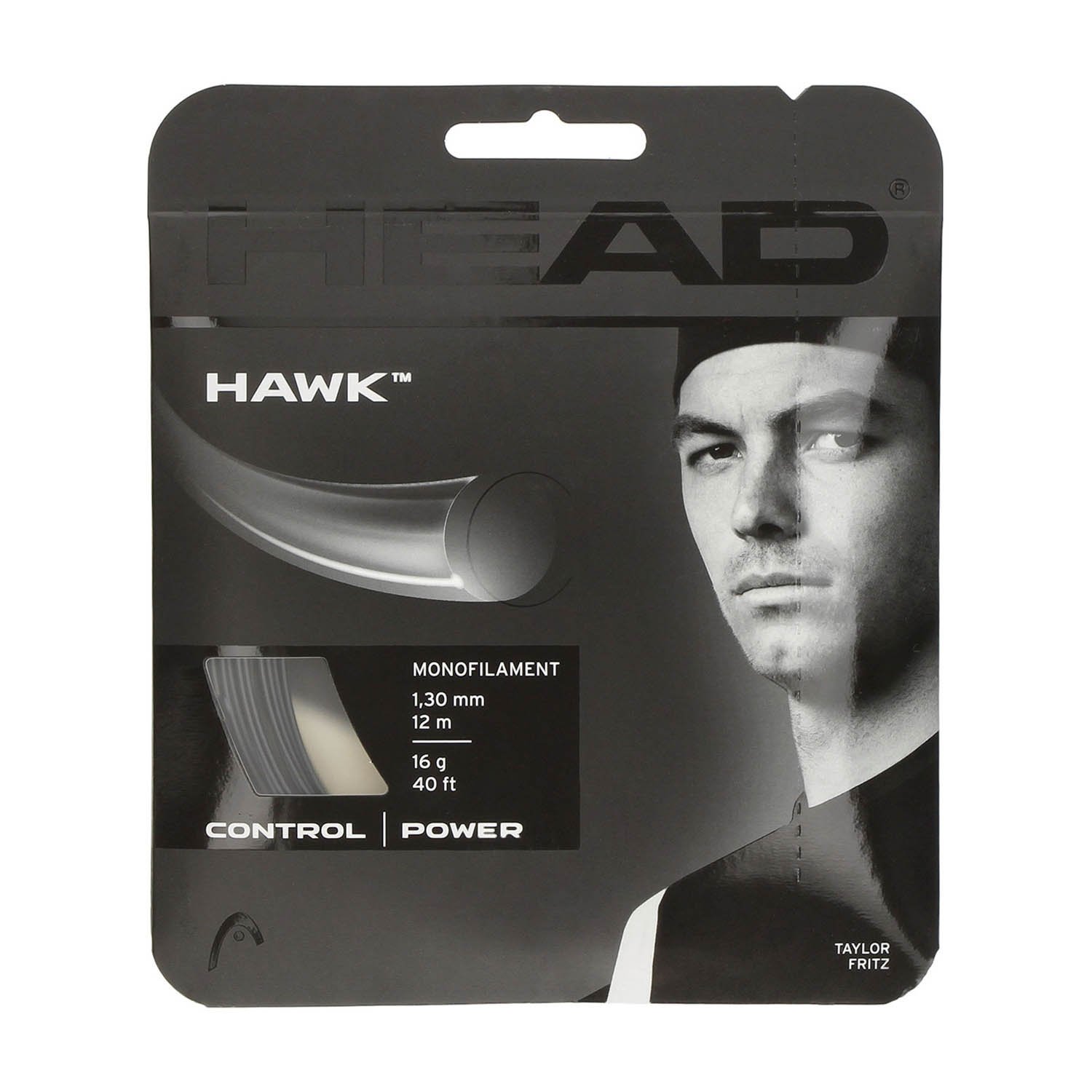 Head Hawk 1.30 Set 12 m - Black