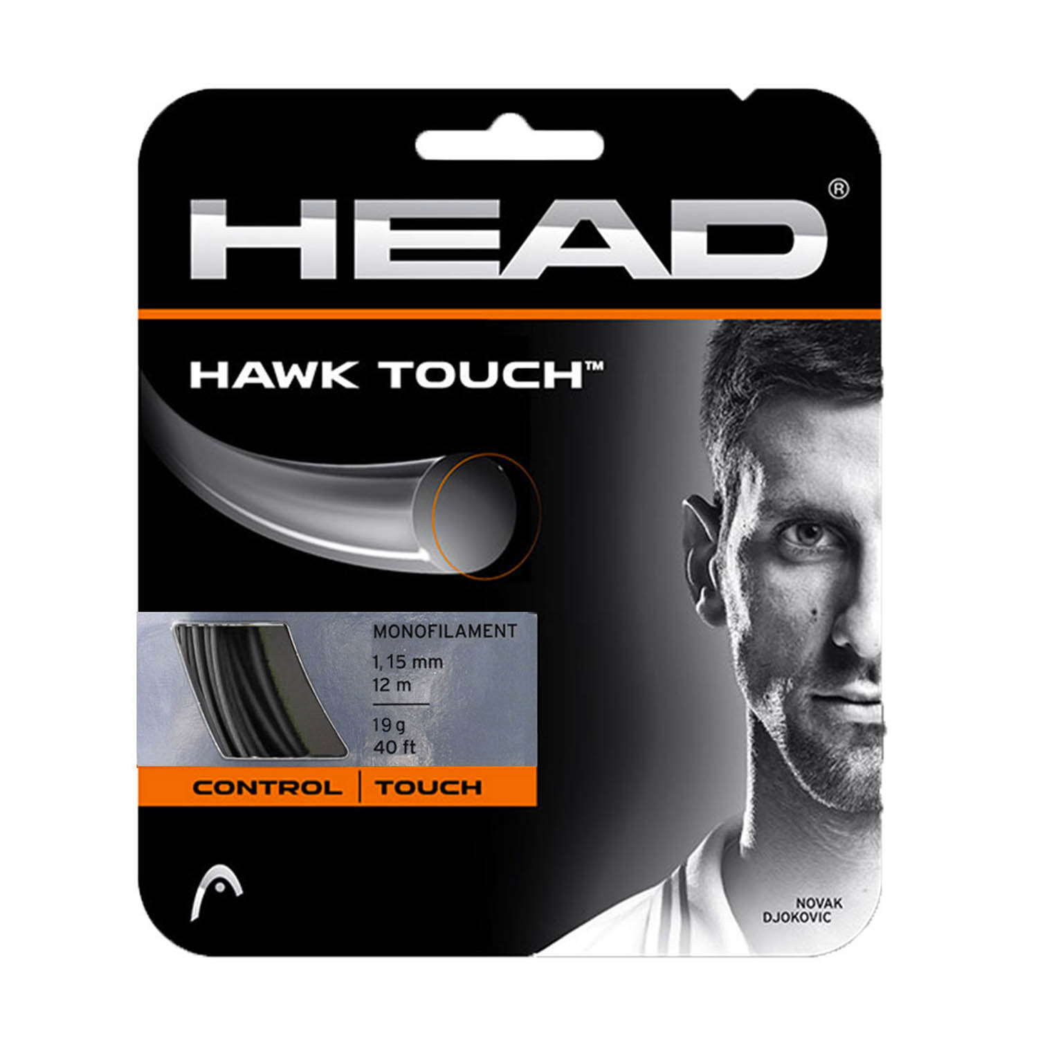 Head Hawk Touch 1.15 12 m Set - Anthracite