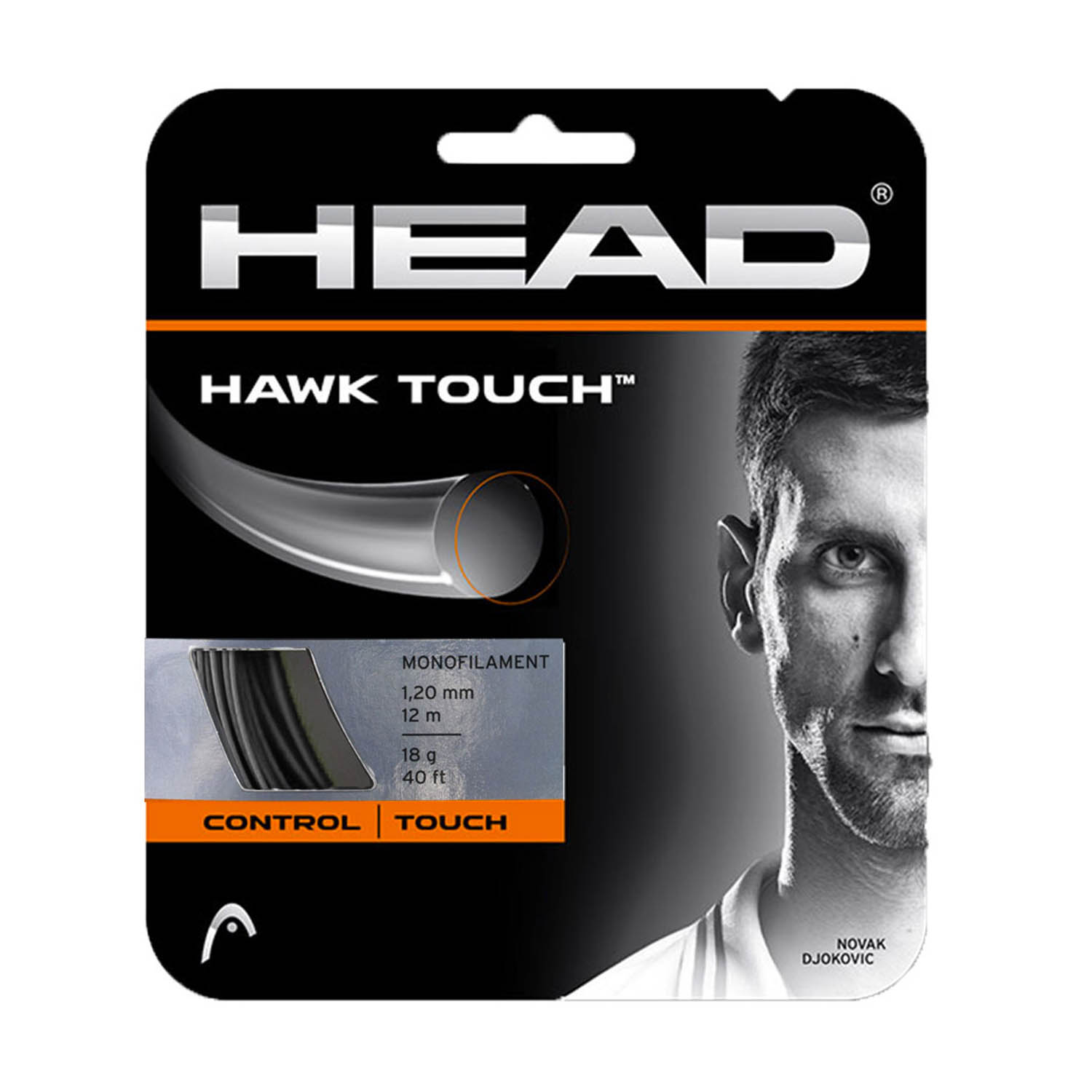 Head Hawk Touch 1.20 12 m Set - Anthracite