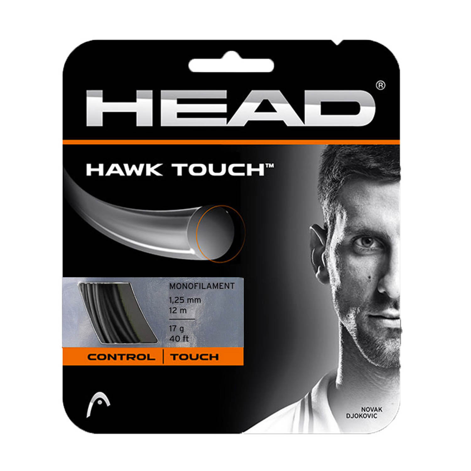 Head Hawk Touch 1.25 12 m Set - Anthracite