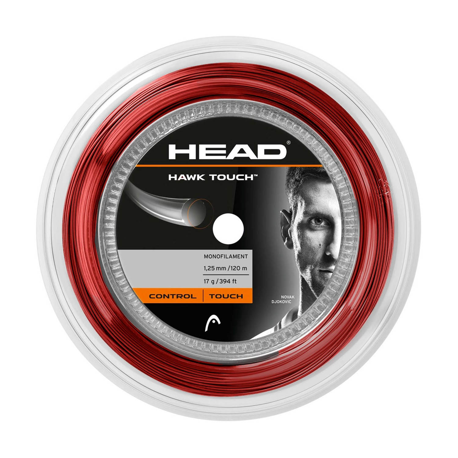 Head Hawk Touch 1.25 Matassa 120 m - Red