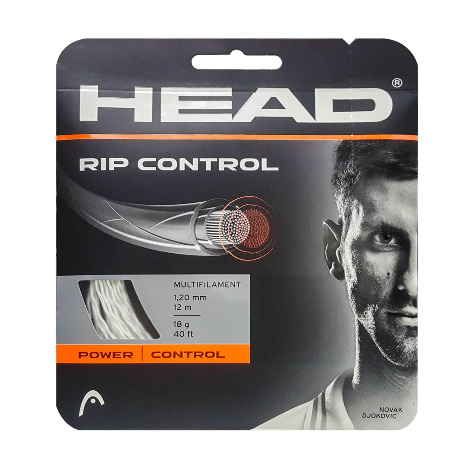 Head Rip Control 1.25 12 m Set - White