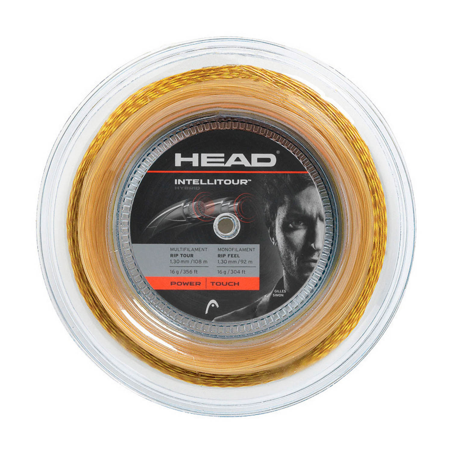 HEAD Intellitour Cordage Raquette Tennis - Bobine 200m Pour Puissance Et Contrôle Exceptionnels