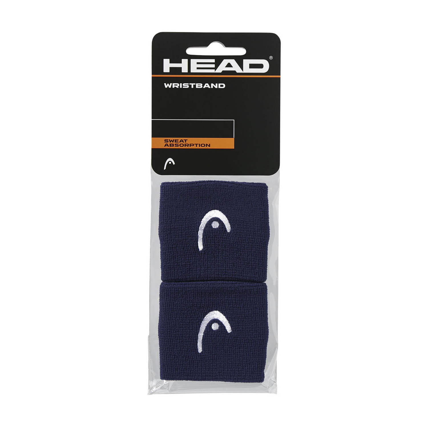 Head Logo 2.5in Small Wristbands - Navy